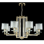 Люстра с 8-ю цилиндрическими плафонами из стекла Laurent варинант исполнения - 3 | Loft Concept в Рязани