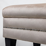 Мягкая банкетка с зоной для хранения Casket Beige варинант исполнения - 3 | Loft Concept в Рязани