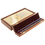 Нарды настольные из натурального камня лазурит и долерит Backgammon from Stone варинант исполнения - 4 | Loft Concept в Рязани