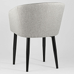 Мягкое кресло на металлических ножках Shaggy Grey варинант исполнения - 5 | Loft Concept в Рязани