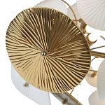Люстра с белыми и золотистыми цветами Dahlia Flowers Lamp варинант исполнения - 6 | Loft Concept в Рязани