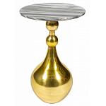 Кофейный столик с мраморной столешницей Sleeve Arabia варинант исполнения - 1 | Loft Concept в Рязани