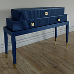 Премиальная Консоль с тремя ящиками Elsa Dreams Blue варинант исполнения - 1 | Loft Concept в Рязани