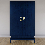 Платяной шкаф Elsa Dreams Blue с 2-мя фасадами варинант исполнения - 5 | Loft Concept в Рязани