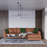 Торшер черного цвета с круглым основанием и вытянутым поворотным плафоном Trumpet tube варинант исполнения - 4 | Loft Concept в Рязани