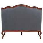 Диван двухместный из натурального бука цвета антрацит Solid Luxury варинант исполнения - 2 | Loft Concept в Рязани