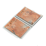 Портсигар с газовой зажигалкой из натурального камня Пегматит Stone Cigarettes Cases варинант исполнения - 2 | Loft Concept в Рязани