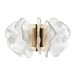 Бра с крупными прозрачными лепестками с рельефной поверхностью Ethereal Bloom варинант исполнения - 1 | Loft Concept в Рязани