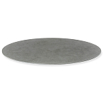 Стол обеденный с серой овальной столешницей из керамики на четырех деревянных ножках Gray Ceramics варинант исполнения - 3 | Loft Concept в Рязани