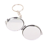 Зеркало брелок карманное двухстороннее из натурального камня Оникс Silver Stone Mirrors варинант исполнения - 6 | Loft Concept в Рязани