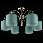 Люстра потолочная Nikoletta с бирюзовым плафоном варинант исполнения - 2 | Loft Concept в Рязани