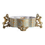 Чаша с орнаментом на бронзовых ножках в виде львов Eden Garden варинант исполнения - 3 | Loft Concept в Рязани