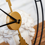 Часы настенные круглые из металла Mirror Tower Clock варинант исполнения - 2 | Loft Concept в Рязани