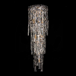 Бра с каскадом из прозрачного хрусталя и корпусом из металла цвета хром Constant Sparks варинант исполнения - 8 | Loft Concept в Рязани