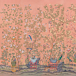 Обои ручная роспись Belvoir Apricot  варинант исполнения - 1 | Loft Concept в Рязани