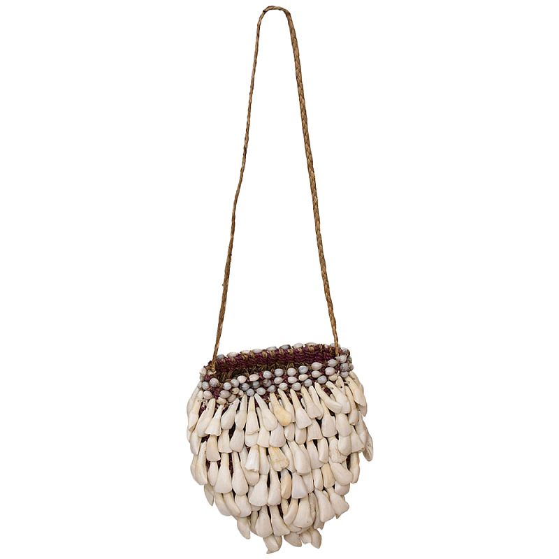 Декоративный этнический аксессуар сумка Aboriginal Bag Бежевый Коричневый Декоративный этнический аксессуар сумка Aboriginal Bag Бежевый Коричневый в Рязани | Loft Concept