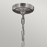 Люстра двухъярусная с белыми матовыми стеклянными плафонами в форме винных бокалов Feiss варинант исполнения - 6 | Loft Concept в Рязани