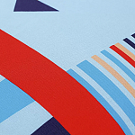 Подушка декоративная из хлопка по мотивам нанайских орнаментов Ural and Siberian Patterns варинант исполнения - 4 | Loft Concept в Рязани