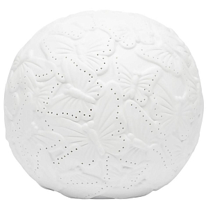 Керамическая настольная лампа White Butterfly