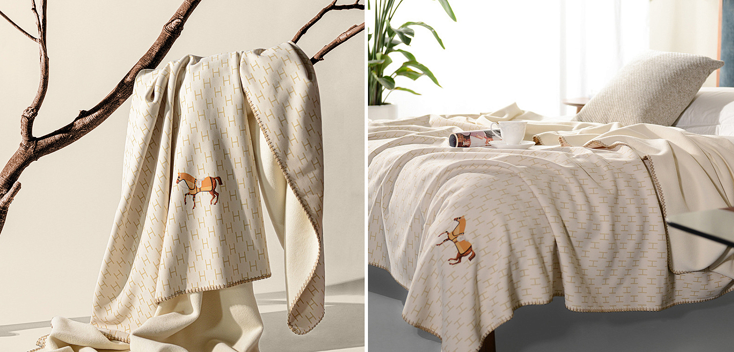 Плед Hermes Pattern Horse Plaid Плед Hermes Pattern Horse Plaid - Loft-Concept в Рязани