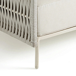 Диван садовый с плетеными ремешками и спинкой  Kleo варинант исполнения - 4 | Loft Concept в Рязани