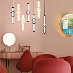 Подвесной светильник с белыми матовыми плафонами Hiding secrets варинант исполнения - 6 | Loft Concept в Рязани