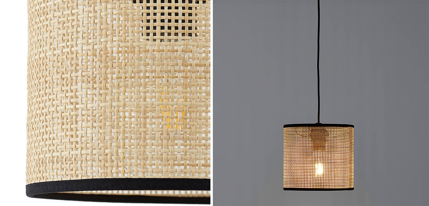 Подвесной светильник Ottar Wicker beige black Подвесной светильник Ottar Wicker beige black - Loft-Concept в Рязани