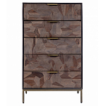 Высокая тумба с выдвижными ящиками Mosaic варинант исполнения - 1 | Loft Concept в Рязани