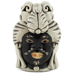 Ваза Vase Moro Man Small Dark Brown