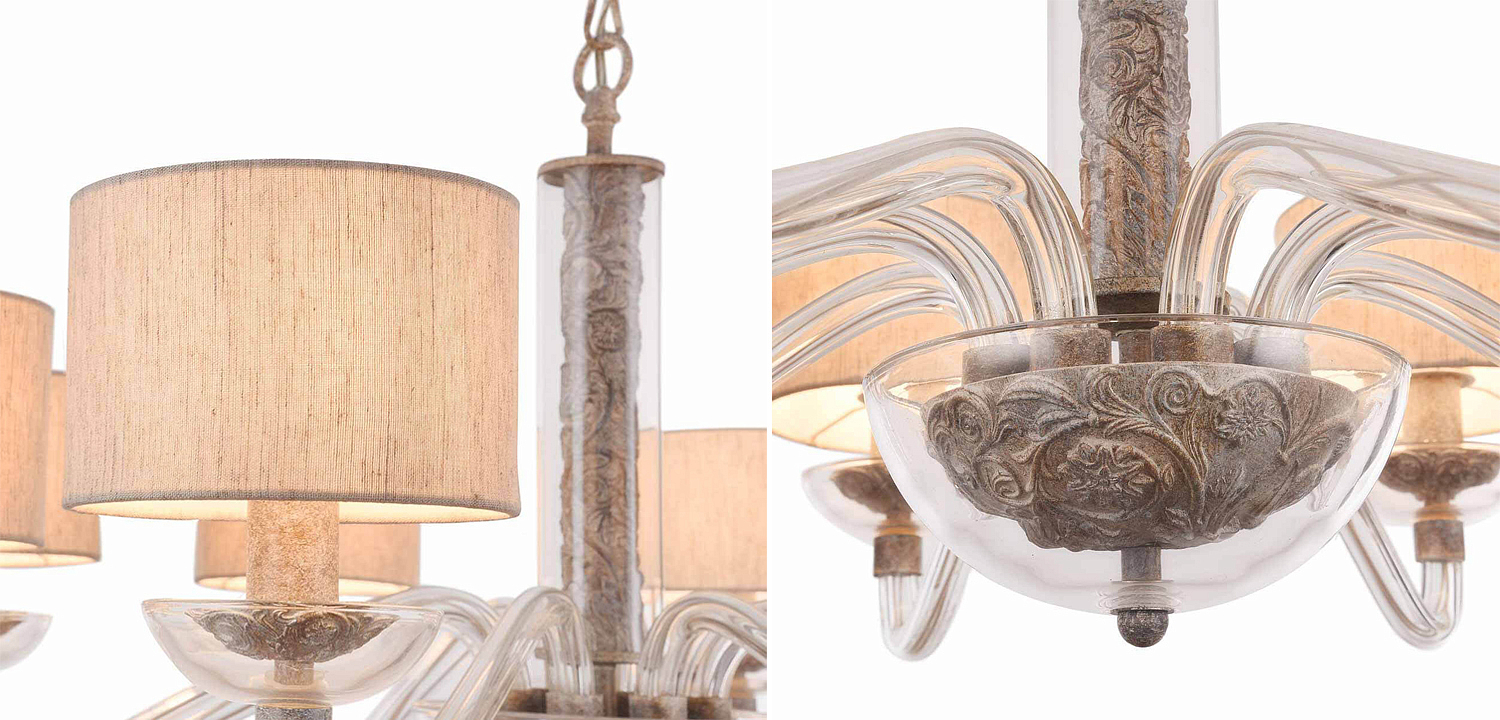 Люстра Sabella Light Chandelier 8 lamp Люстра Sabella Light Chandelier 8 lamp - Loft-Concept в Рязани