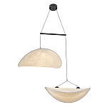 Подвесной светильник с белыми плафонами в форме облака Диаметр 60+60 см Cloud Junction варинант исполнения - 1 | Loft Concept в Рязани