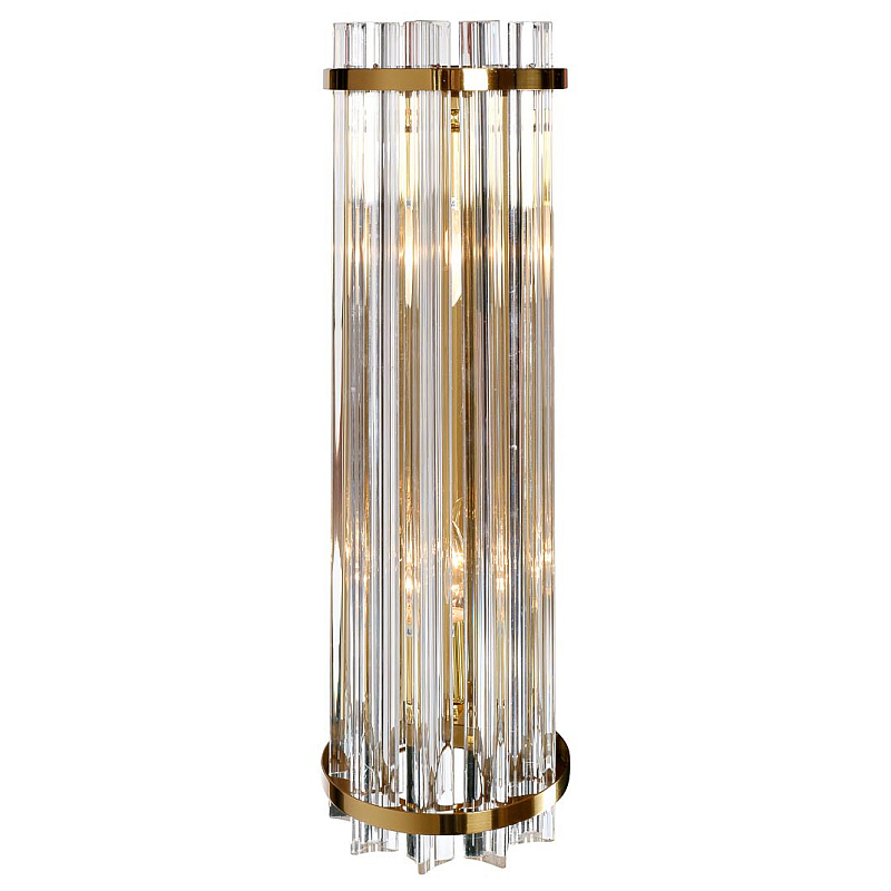 Бра Suspension Glass Cylinders Sconces 55 Глянцевое золото Прозрачный Бра Suspension Glass Cylinders Sconces 55 Глянцевое золото Прозрачный в Рязани | Loft Concept