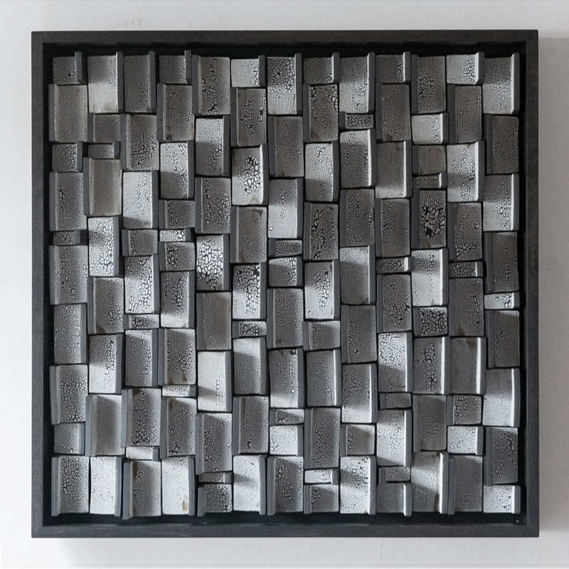 Абстрактное Объемное Панно Industrial panel Travers Coals Серый в Рязани | Loft Concept 