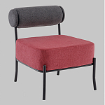 Кресло Ponpoun тёмно-серый бордо варинант исполнения - 1 | Loft Concept в Рязани