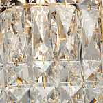 Потолочный светильник круглый с прозрачными подвесками Lunet варинант исполнения - 5 | Loft Concept в Рязани