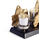 Подсвечник Cozy Light с декором кленовыми листьями варинант исполнения - 2 | Loft Concept в Рязани