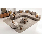 Угловой модульный диван Calypso с поворотным механизмом  варинант исполнения - 12 | Loft Concept в Рязани