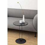 Кофейный столик черный круглый Graceful Base варинант исполнения - 1 | Loft Concept в Рязани