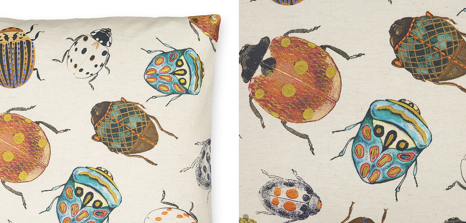 Подушка Beetles Подушка Beetles - Loft-Concept в Рязани
