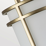 Бра с геометрическим каркасом и матовым белым цилиндрическим плафоном Feiss варинант исполнения - 2 | Loft Concept в Рязани