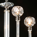 Люстра с 8-ю лампами и гранеными стеклянными плафонами Prism Gala варинант исполнения - 6 | Loft Concept в Рязани