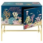 Буфет ручная роспись в морском стиле Cabinet Fondo Marino  варинант исполнения - 3 | Loft Concept в Рязани