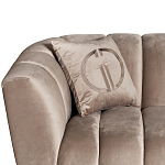 Диван трехместный велюровый серый Island of Comfort варинант исполнения - 2 | Loft Concept в Рязани