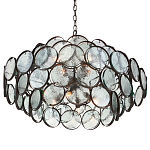 Люстра с каскадом из круглых стеклянных дисков Small Round Sequins варинант исполнения - 2 | Loft Concept в Рязани