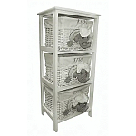 Стеллаж для детской с животными с плетенными корзинами Cute Elephant варинант исполнения - 2 | Loft Concept в Рязани