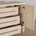 Буфет Primo с тремя ящиками и двумя фасадами Светлый дуб варинант исполнения - 6 | Loft Concept в Рязани