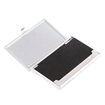 Визитница карманная металлическая с накладкой из натурального камня Апатит Stone Business Card Holders варинант исполнения - 3 | Loft Concept в Рязани