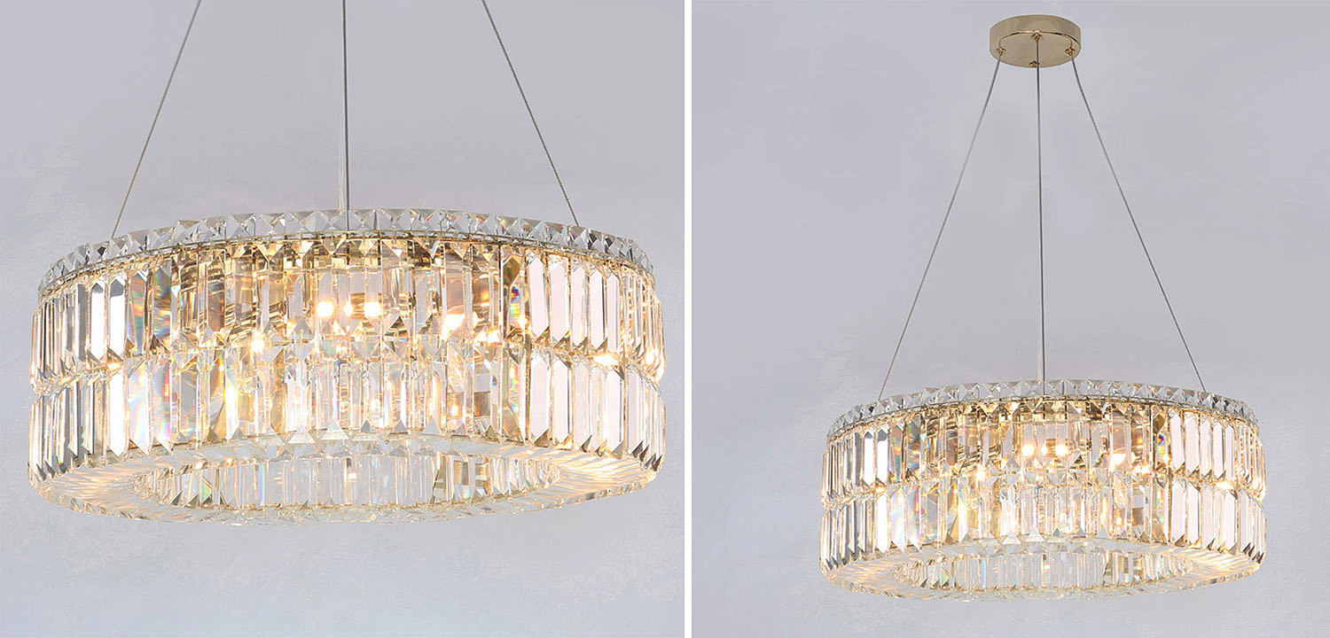 Люстра Darleen Crystal Gold Chandelier 12 Люстра Darleen Crystal Gold Chandelier 12 - Loft-Concept в Рязани