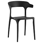 Черный стул из прочного PP-пластика JORIS варинант исполнения - 1 | Loft Concept в Рязани