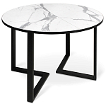 Стол обеденный раздвижной со столешницей белый мрамор Magali варинант исполнения - 1 | Loft Concept в Рязани